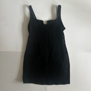 Zara denim fitted mini dress